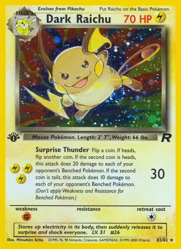 Dark Raichu 1st Edition (Mint)